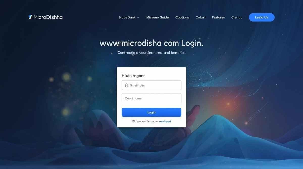 www microdisha com Login – Complete Guide, Features & Benefits 2025