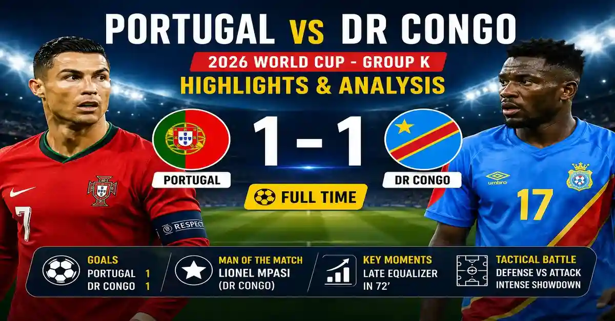Portugal vs DR Congo