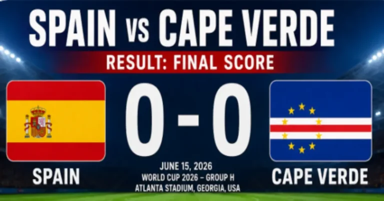 Spain vs Cape Verde Result
