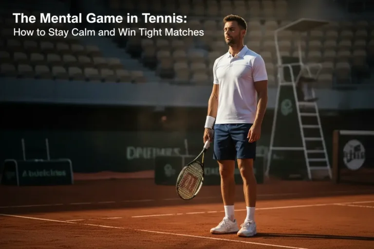 The Mental Game in Tennis: How to Stay Calm and Win Tight Matches