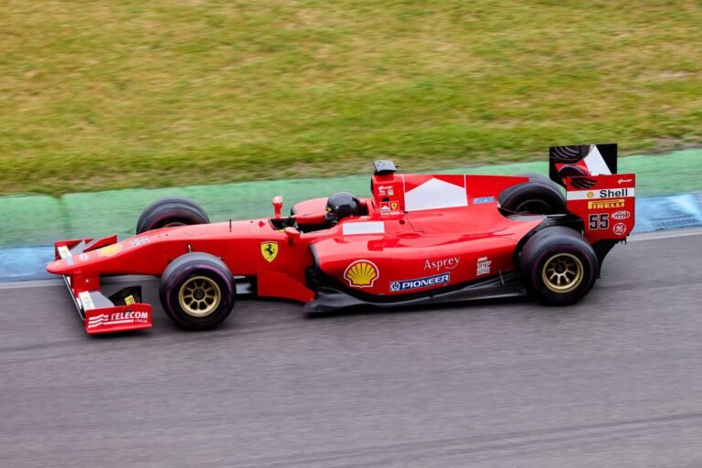F1 calendar 2026 race car on track