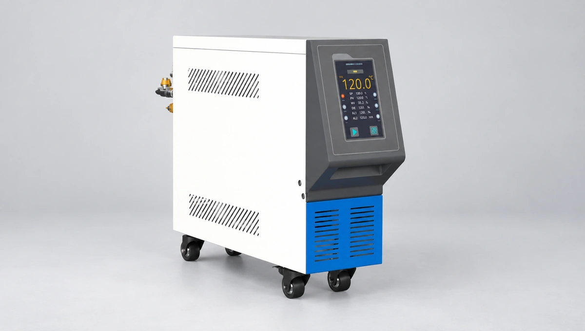 Industrial temperature controller chiller with digital touchscreen