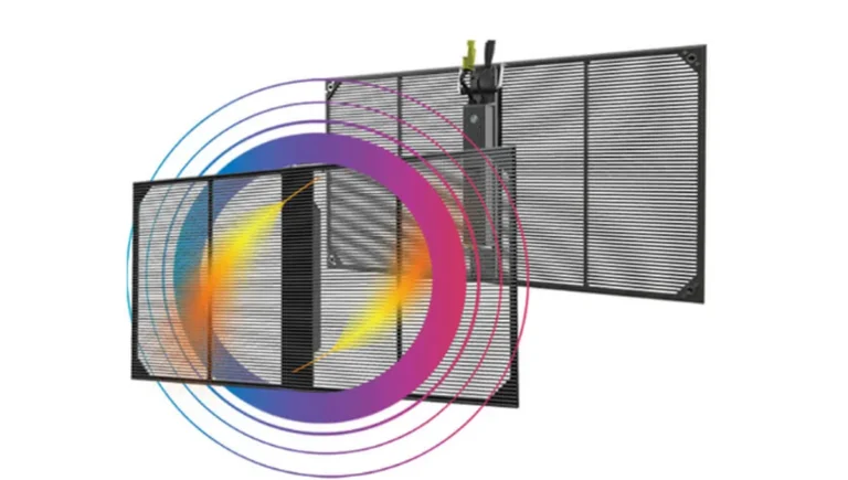 LED display module airflow and cooling system illustration