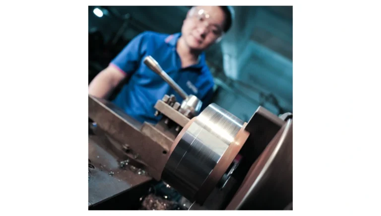 Industrial Metal Machining and Lathe Process