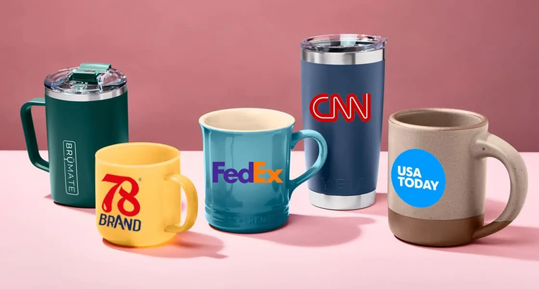 Corporate Branded Merchandise Mugs: Design and Printing Services in the US